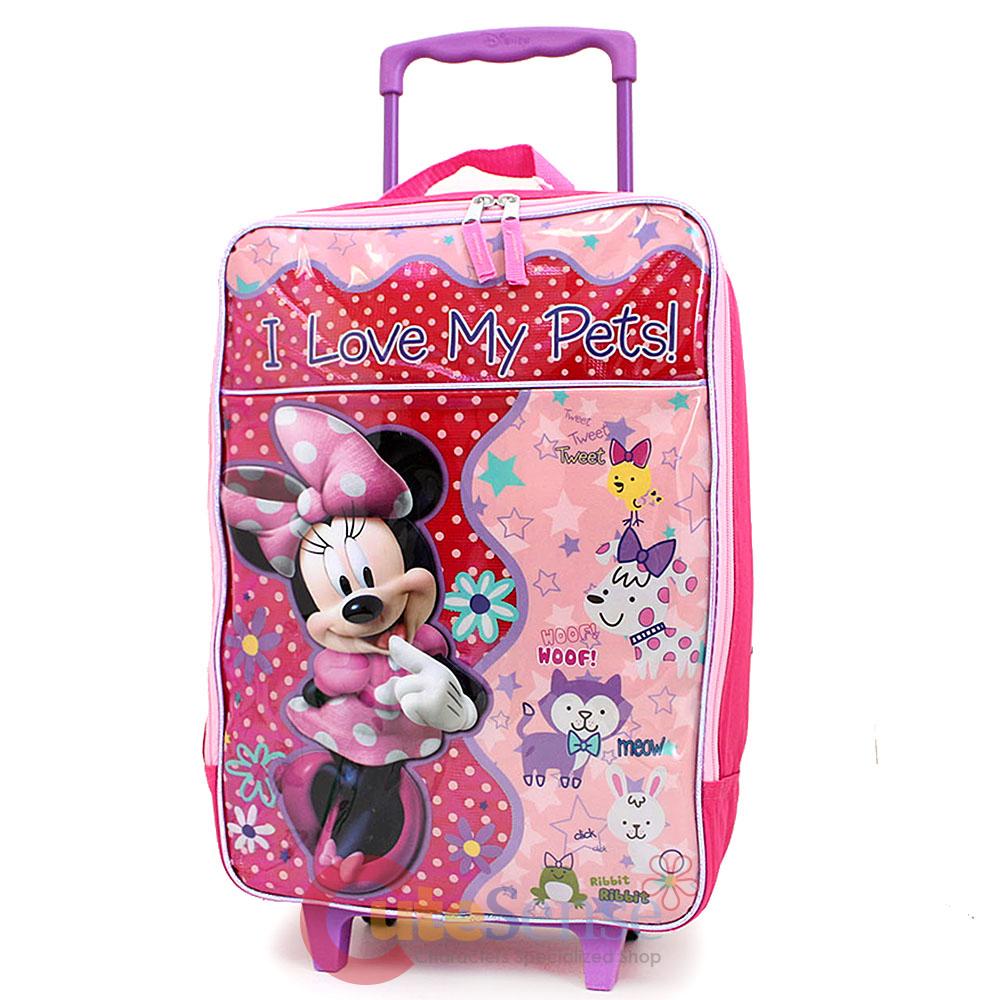 Minnie Mouse Rolling Luggage 16