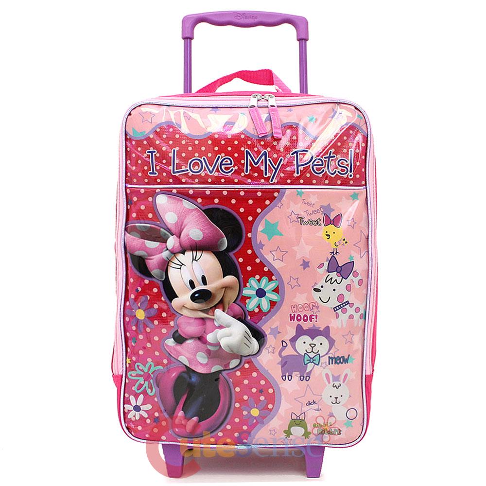 Minnie Mouse Rolling Luggage 16