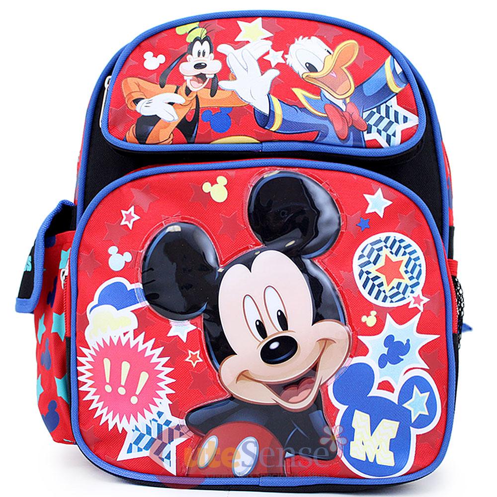 Disney Mickey Mouse Friends Medium School Backpack 12