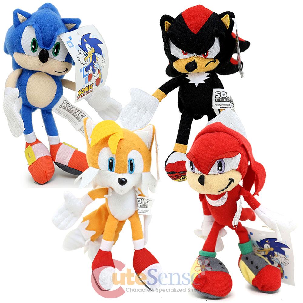 Sega Sonic The Hedgehog Plush Doll Set - 10