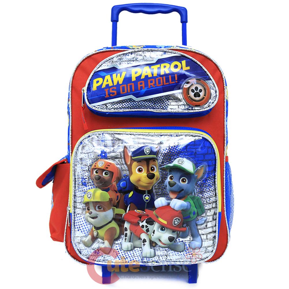 Paw Patrol Large School Roller Backpack 16