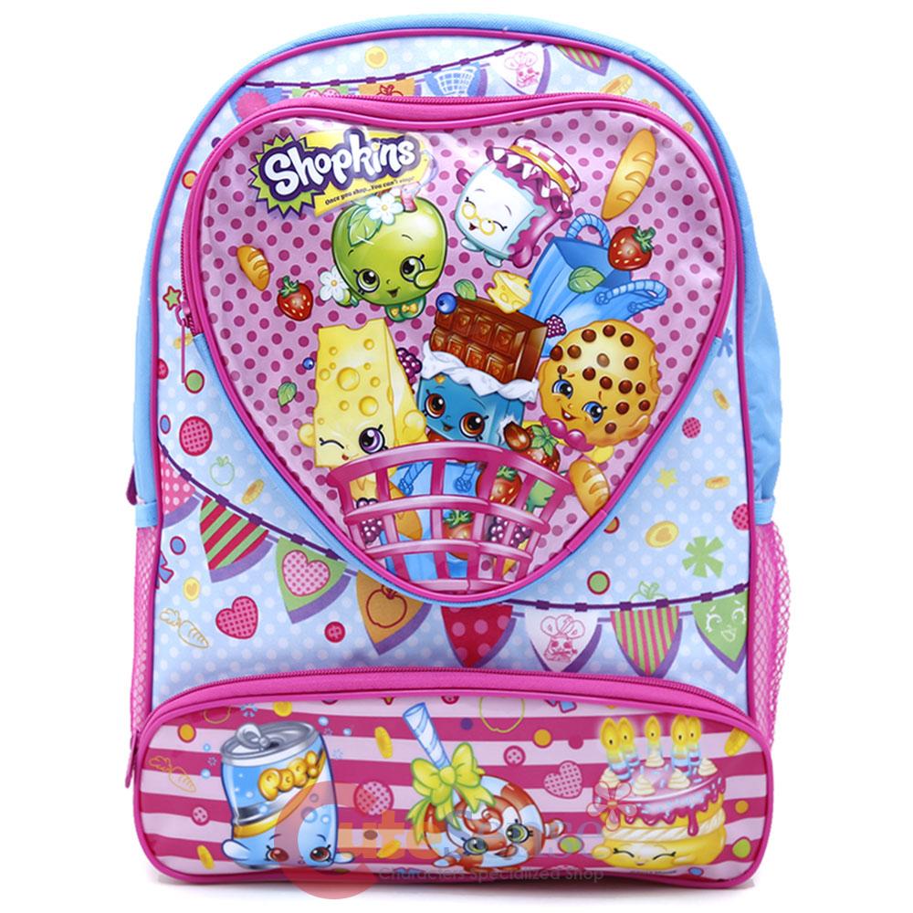 Shopkins Large School Backpack 16