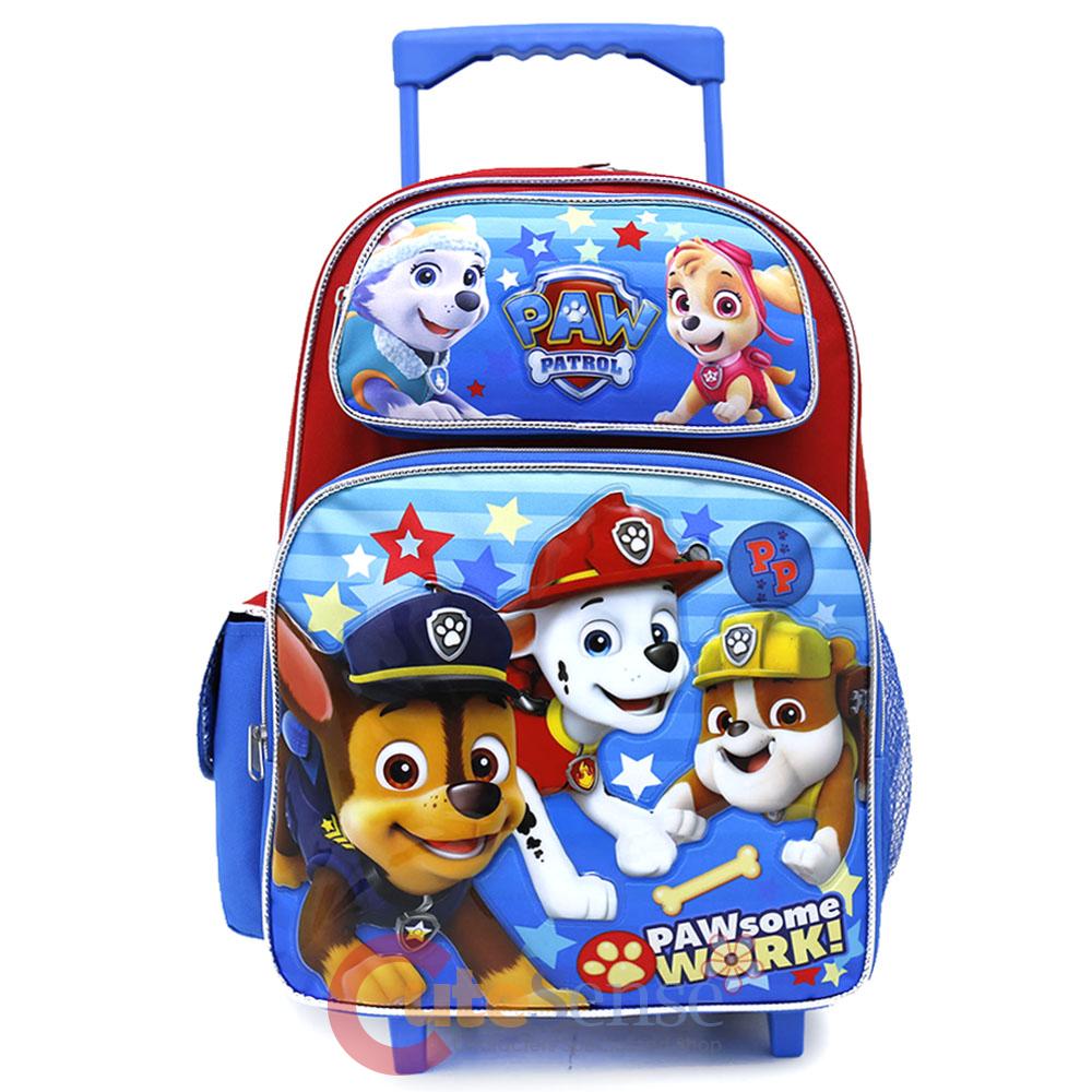 Paw Patrol Large School Roller Backpack 16