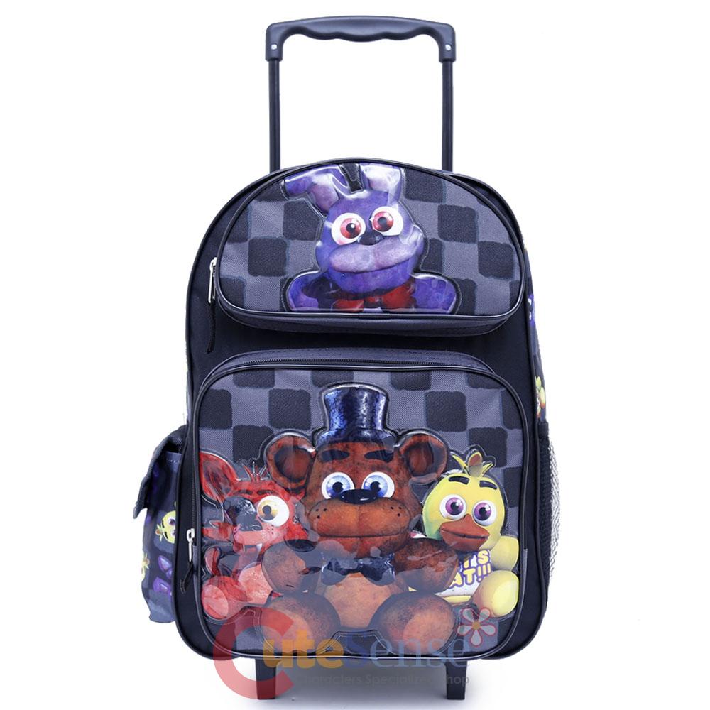 Five Nights At Freddys Large School Roller Backpack 16