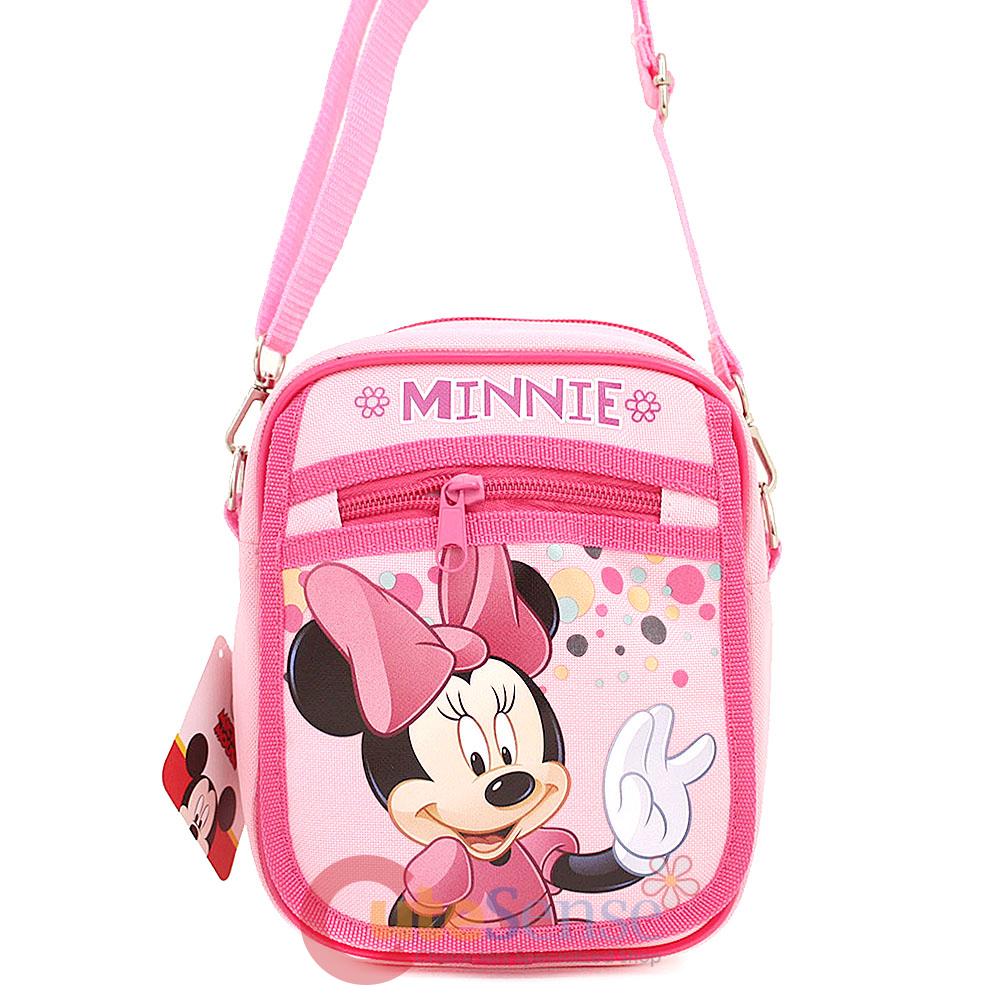 Disney Minnie Mouse Small Messenger Bag Pink Shoulder Cross Bag Wallet ...